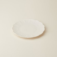 Tulu Porselen Inci Servis Tabağı - Beyaz - 30 cm