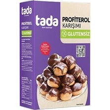 Tada Glutensiz Toz Profiterol Karışımı 503 gr (Net 175 GR+200 gr Krem Patısserıe + 128 gr Çikolatalı Sos)