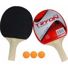Hubstein Mts 50 Unisex Masa Tenisi Raket Seti 2Rk.3 Top Yüksek Performanslı Dayanıklı Malzeme