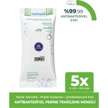 Mediseptik Antibakteriyel Perine Bölgesi Temizleme Havlusu 50 Li x 5 Adet