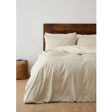 Bella Maison Premium Tencel Çift Kişilik Saten Nevresim Seti Bej (200x220 cm)