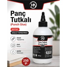 Dünya Magnet 250 gr Panç Tutkalı Şeffaf Punch Tutkal Güçlü Yapıştırıcı Hobi ve Punch Nakışı