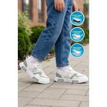 Reyber 026 F Beyaz-Mint Yeşil Unisex Çocuk Spor Ayakkabı