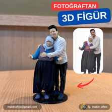 Makinafleo Kişiye Özel 3D Ana & Evladı Figür (15CM)