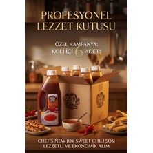 chef's new joy professional Sweet Chili Sosu 2480 G x 6 Adet - 1 Koli (Koli Bazlı Avantaj Paketi)