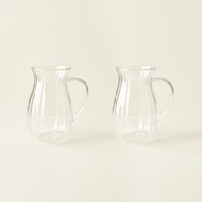 Tohana Berrak 2'li Meşrubat Bardağı - Şeffaf - 400 ml