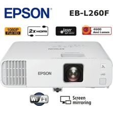 Epson EB-L260F 4600 Ansı Lümen 1920X1200 Wuxga Kablosuz Lazer Projeksiyon Cihazı