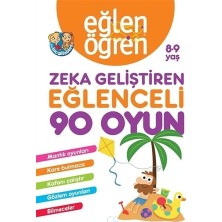 Dstil Tasarım İletişim Yayınları Eğlen Öğren Zeka Geliştiren Eğlenceli 90 Oyun 8-9 Yaş Dikkat & Zeka Geliştirme Kitabı
