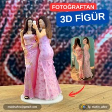 Makinafleo Kişiye Özel 3D Arkadaşlar Figür (25CM)