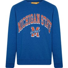 Superfly Michigan State Bisiklet Yaka Erkek Sweatshirt SPF101232313121