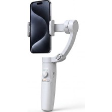 Mini More M2 Telefon Gimbal Stabilizatör 3-Eksenli, Katlanabilir Cep Telefonu Gimbalı