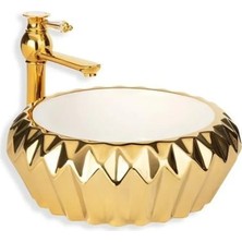 Eva Banyo Lena Tezgah Üstü Porselen Lavabo