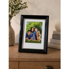 6x8 Inç Siyah Fotoğraf Çerçevesi, Siyah Çerçeve 1 Adet, 15X21 cm Siyah Çerçeve - Elçi Home