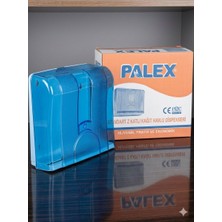 Palex Şeffaf Mavi Renkli Standart Z Katlı Havlu Dispenseri