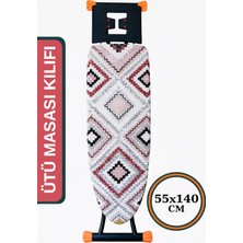 Premini Büyük Boy Ipli Keçeli Ütü Masası Kılıfı 55X140CM, Şık ve Pratik Kullanım