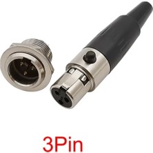Maroces MR-261S 1 Takım Mini Xlr Şase Canon Jak 3 Pin Dişi Erkek Takım