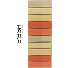 Sibga Tasarım Şeffaf Turuncu Sarı Postit Post-It Post It. Kitap Ayracı Ayraç Postit Sticker Not Kağıdı 200 Yaprak