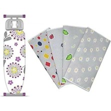 Premini Yanmaz Keçe Ütü Masası Kılıfı 50X140 Cm, Lastikli, Şık ve Kullanışlı
