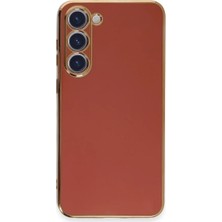 Tios Shop Krm Samsung Galaxy S23 Kılıf Volet Silikon - Kırmızı Krm