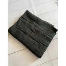 Marka Koyu Haki Bambu Kraş Tesettür Şal