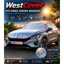 WestCover Audi A5 Sedan Uyumlu Uyumlu Oto Güneşlik Yarım Araba Brandası Güneş Koruyucu