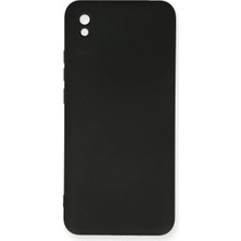 Tios Shop Krm Xiaomi Redmi 9A Kılıf Nano Içi Kadife Silikon - Siyah Krm
