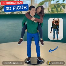 Makinafleo Kişiye Özel 3D Çift Figürü (20CM)