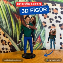 Makinafleo Kişiye Özel 3D Çift Figürü (25CM)