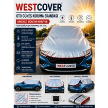 WestCover Ford Focus 3 Sedan Uyumlu Uyumlu Oto Güneşlik Yarım Araba Brandası Güneş Koruyucu  (2010-2014)