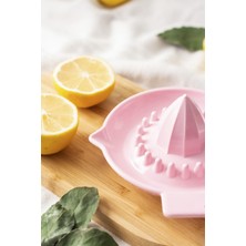 Bezos Akrilik Koyu Pembe Limon Sıkacağı Pratik Limon Sıkacağı
