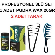 New Estela Profesyonel 2li Şekil Tarak Seti & Ostwint Profesyonel Saç Şekillendirici Pudra Wax 20GR