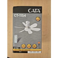 Cata CT-1154 62W Lodos Kumandalı Fan LED Ampul | Dimmerli & Çok Fonksiyonlu
