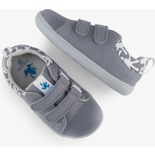 Hopfrög Smart Walker Canvas Play Eco Gri Barefoot Çocuk Ayakkabı