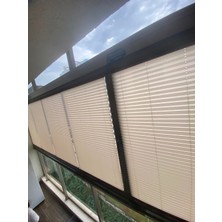 Plise Perde Premium Cam Balkon Isı Yalıtım Leke Tutmaz Katlanır Perde