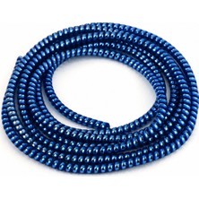 SPELT Azure Shine Mavi Şarj Aleti Kablosu Kordon Koruyucu 140 cm Spiral Sarma Kılıf Yüksek Veri Transfer Hızı