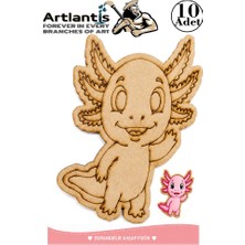 Artlantis Ahşap Boyama Hayvanlar 10 Adet 10X15 Set1 Hayvan Boyama Figürü Etkinlik Çocuk Gelişim Motor Beceri Anasınıfı Kreş