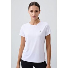 Tommy Life Beyaz Basic Kısa Kol Standart Kalıp O Yaka Kadın T-Shirt - 97144