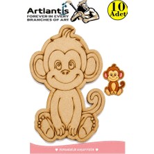 Artlantis Ahşap Boyama Hayvanlar 10 Adet 10X15 Set1 Hayvan Boyama Figürü Etkinlik Çocuk Gelişim Motor Beceri Anasınıfı Kreş