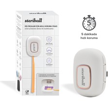 Steriball Diş Fırçaları Için Akıllı Koruma Cihazı - Beyaz
