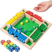 Belirtilmemiş Shut The Bux Ahşap Zar ve Matematik Oyunu