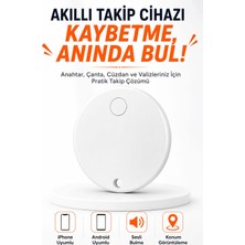 Beemen Akıllı Smart Finder Bluetooth Takip Cihazı Android Find Hub Uyumlu Anahtar Çanta Cüzdan Valiz Bulucu Konum Takip Cihazı