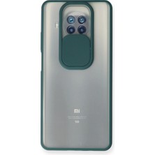 Freedom Storee Xiaomi Mi 10T Lite Kılıf Palm Buzlu Kamera Sürgülü Silikon - Yeşil