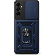 Mopal Samsung A16 Stand Özellikli Sürgülü Darbelere Dayanıklı Slide Silikon Kılıf