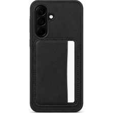 Mopal Cardx Samsung A37 Uyumlu Vegan Deri Kartlıklı Kamera Korumalı Kılıf