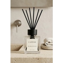 Capeso Marseille Beyaz Sabun 120 ml Çubuklu Oda Kokusu - Kalıcı & Dekoratif Reed Diffuser