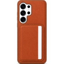 Mopal Cardx Samsung S26 Ultra Uyumlu Vegan Deri Kartlıklı Kamera Korumalı Kılıf
