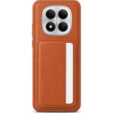 Mopal Cardx Redmi Note 15 Pro 5g Uyumlu Vegan Deri Kartlıklı Kamera Korumalı Kılıf