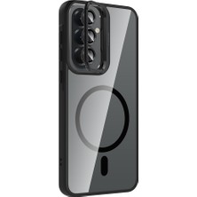 Gpack Samsung Galaxy A57 Kılıf Etro Standlı Araç Tutucu Özellikli Kamera Lens Koruyucu Hediye