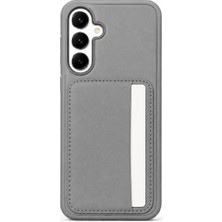 Mopal Cardx Samsung S24 Fe Uyumlu Vegan Deri Kartlıklı Kamera Korumalı Kılıf