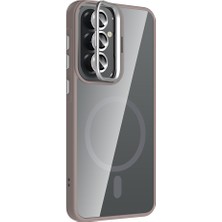 Gpack Samsung Galaxy A37 Kılıf Etro Standlı Araç Tutucu Özellikli Kamera Lens Koruyucu Hediye